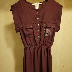 Chicka-d Texas A&M dress, size small